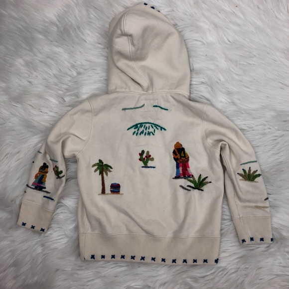 Lucky brand dungarees Hispanic hoodie sweater 2/3 - Picture 5 of 5